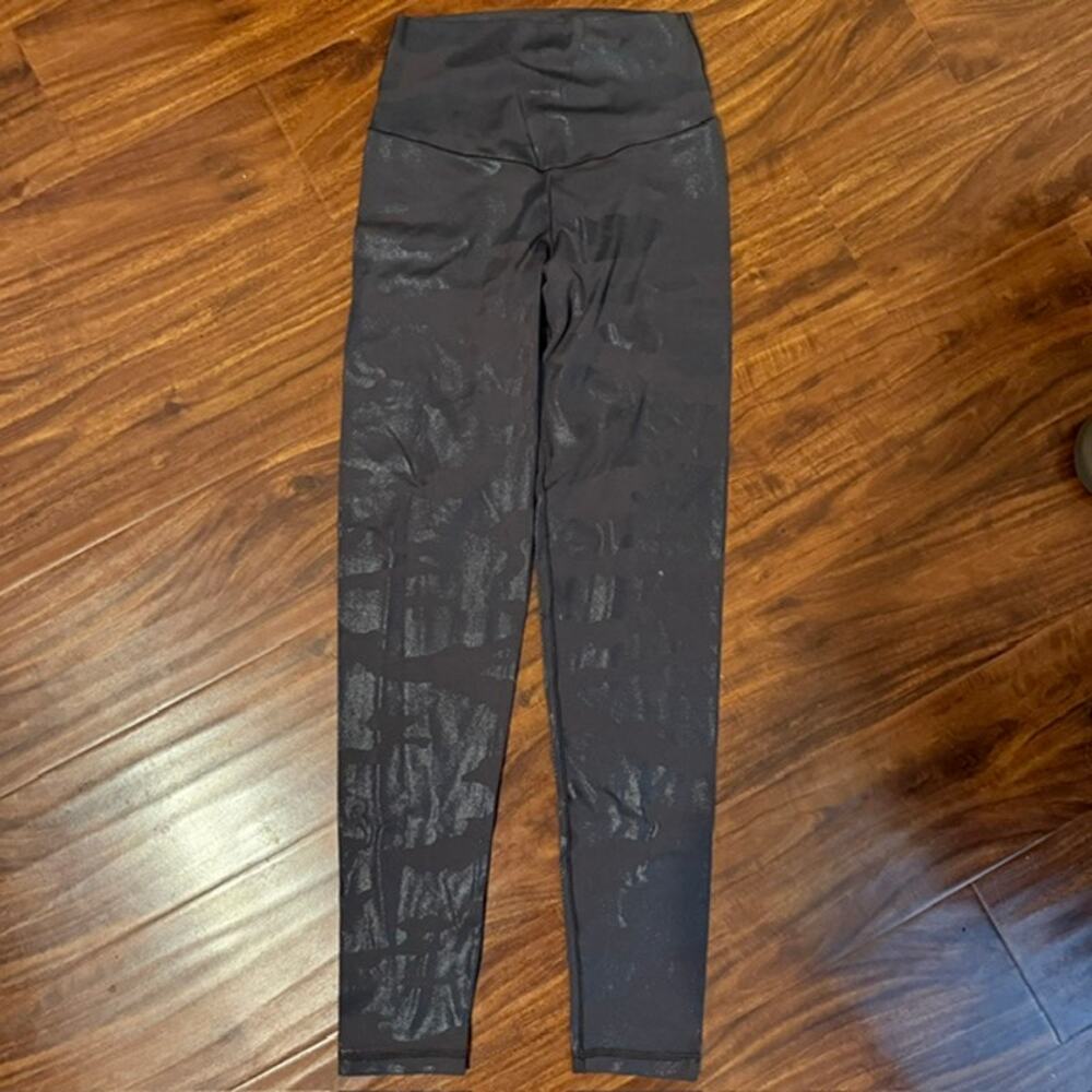 Offline by Aerie Leggings - Real Me 7/8 Hi-Rise -Charcoal /Print Size Small